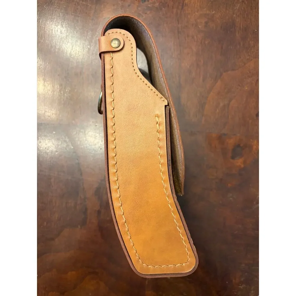 Vintage Leather Knife Sheath / Walkie Talkie Holder/ Holster / Case Preowned